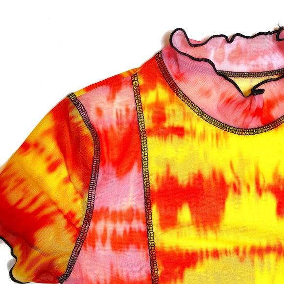 SHEER TURTLENECK TEE - Picture 3 of 3